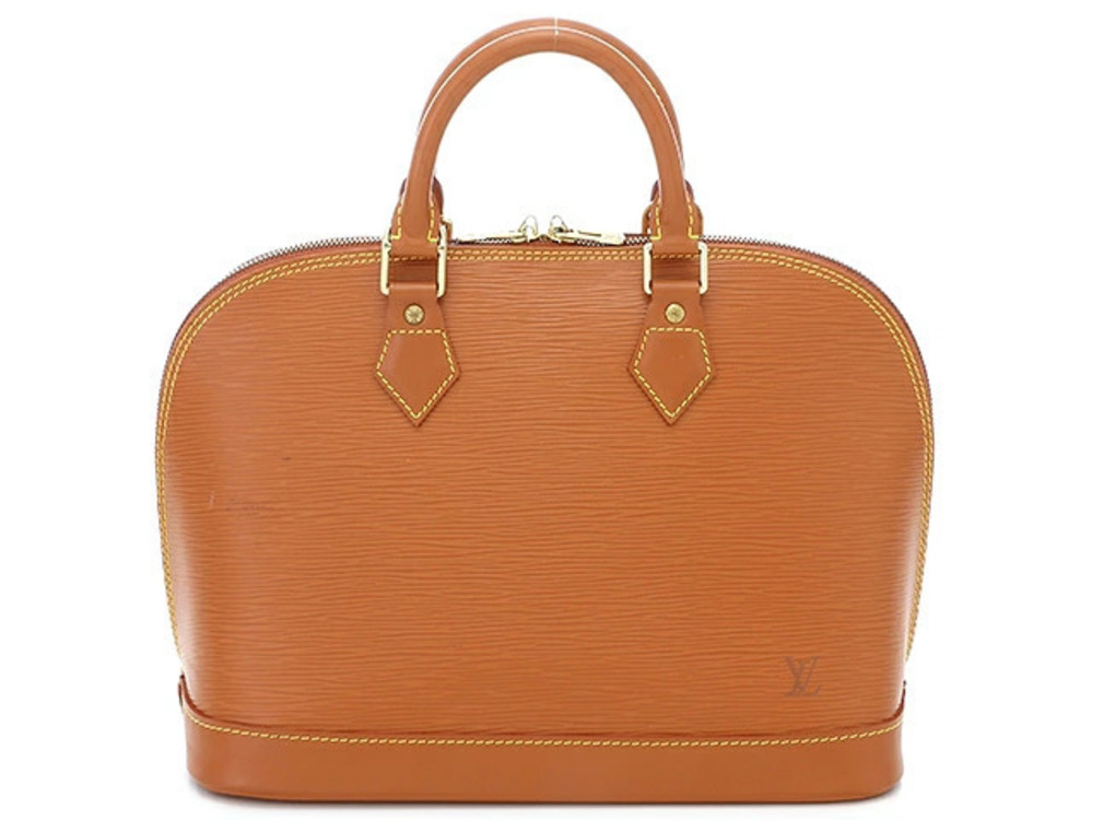 LOUIS VUITTON Alma Handbag Epi Leather Kenya Brown
